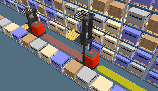 Sistema de detección en pasillo