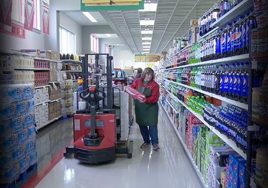 Posicionador de horquilla de cintura alta