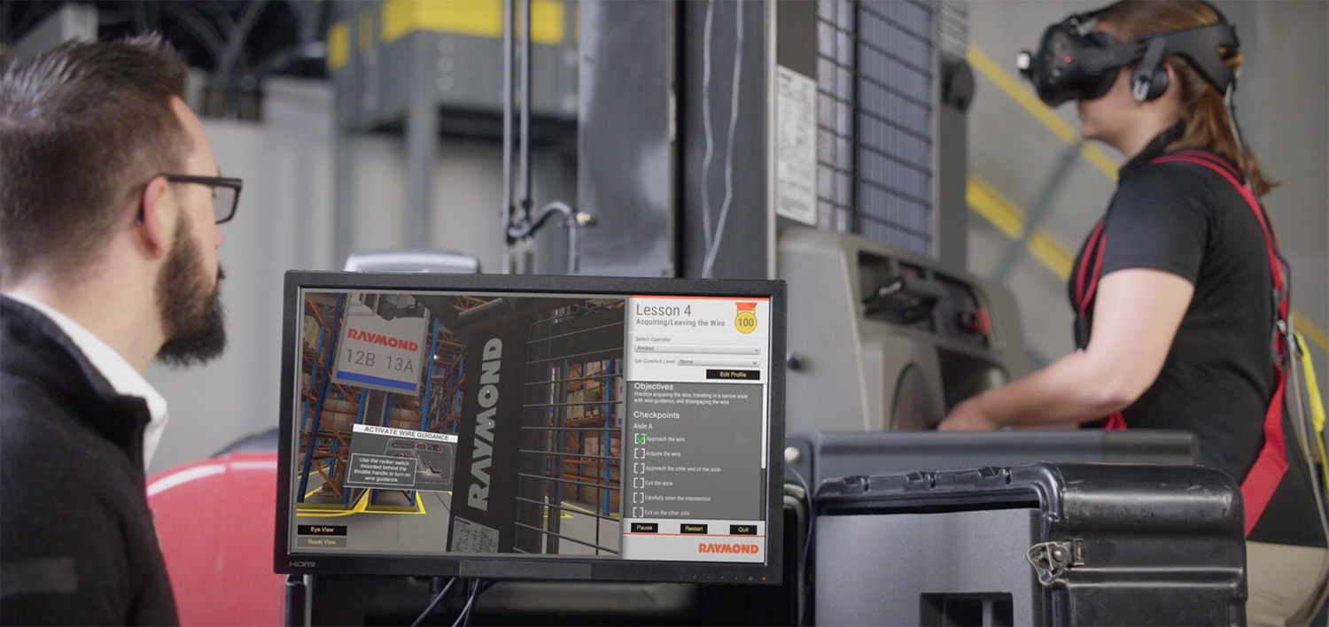 Capacitación con realidad virtual: una solución eficiente para formar operadores de montacargas